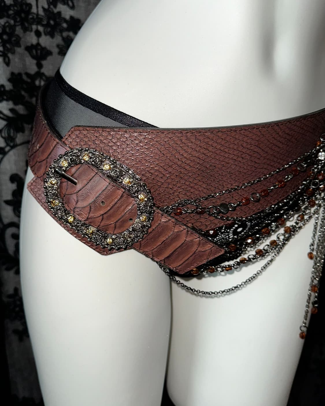 Y2K Brown Belt 상품이미지2