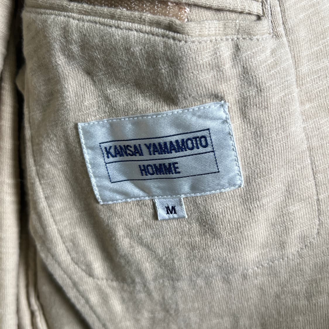 야마모토 칸사이 SISSY 린넨 혼방 스탠드카라 자켓 M 상품이미지3