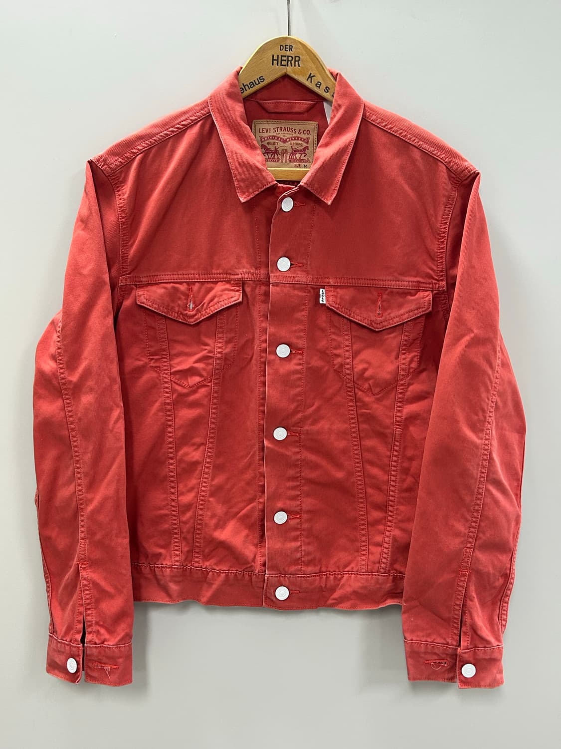 리바이스 화이트 탭 코튼 트러커 자켓 상품이미지1