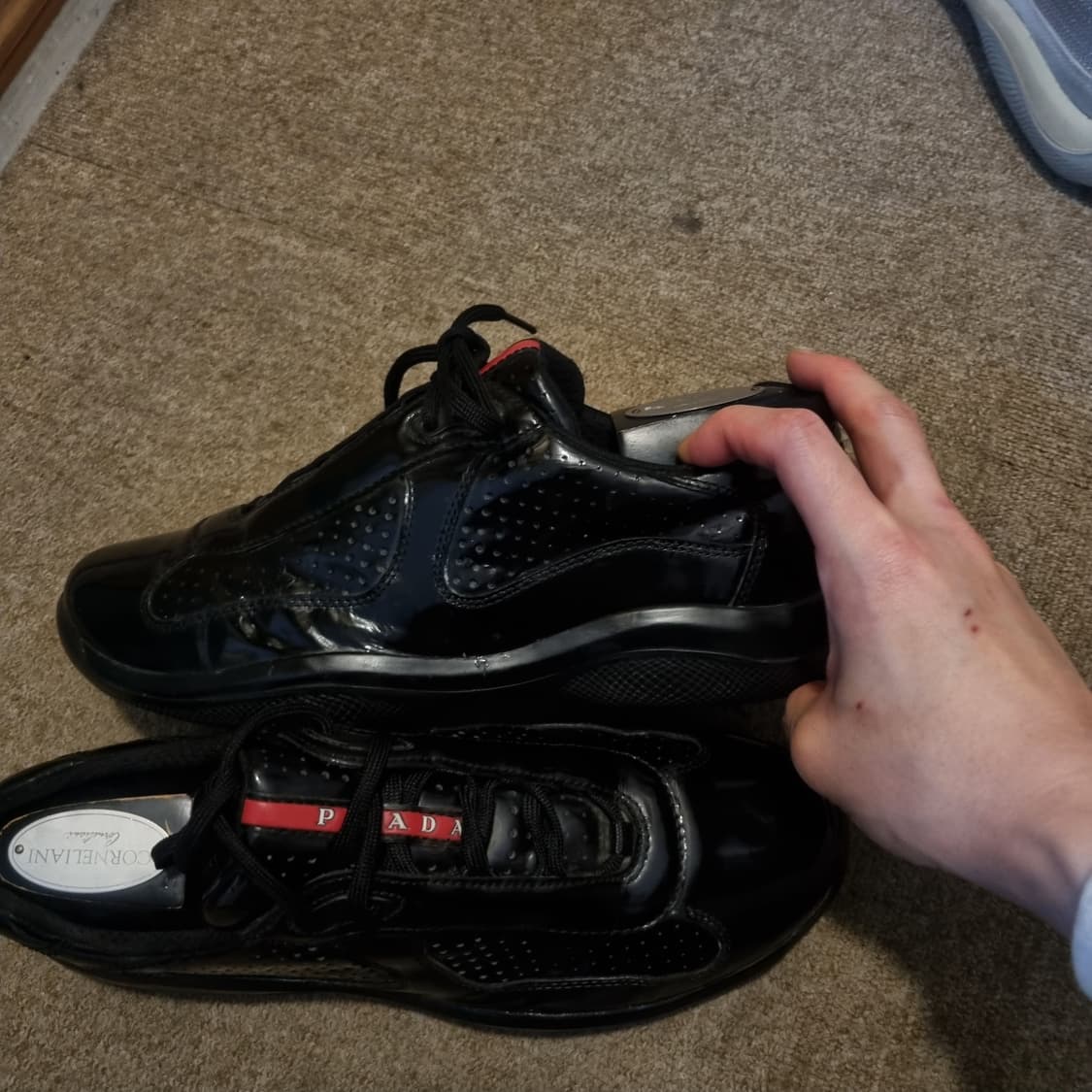 프라다 아메리칸컵 블랙 uk8 상품이미지5