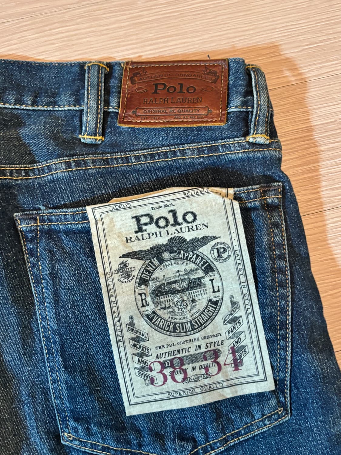 폴로 랄프로렌 에이버릭 슬림 스트레이트 데님 38 상품이미지2