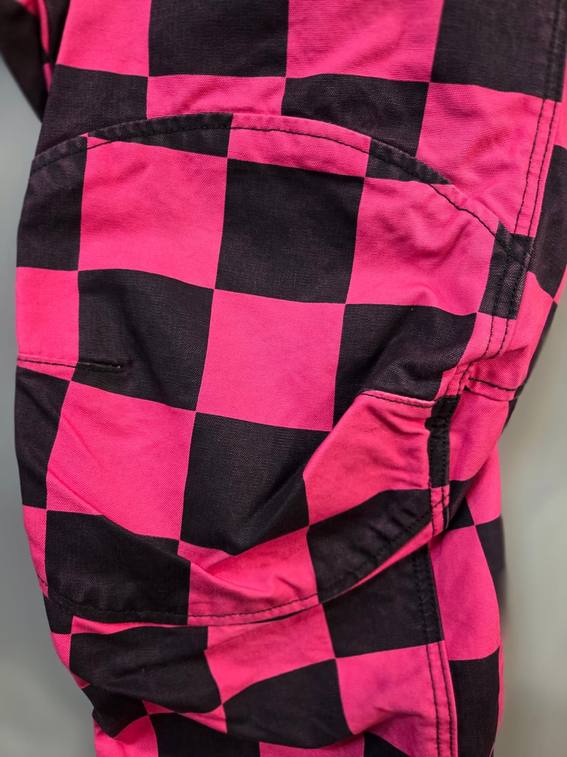 G-Star RAW 핑크 블랙 체크 카고바지(W32/L30)남여공용 상품이미지4