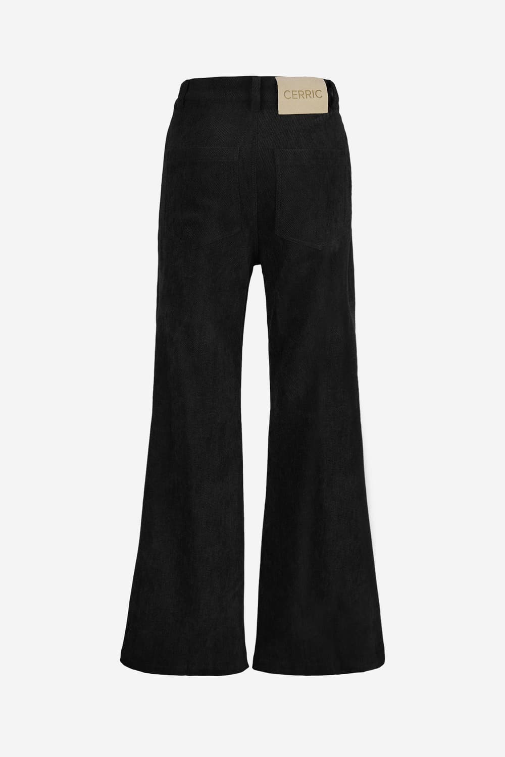 [1] 세릭 핀턱 부츠컷 팬츠 블랙  상품이미지5