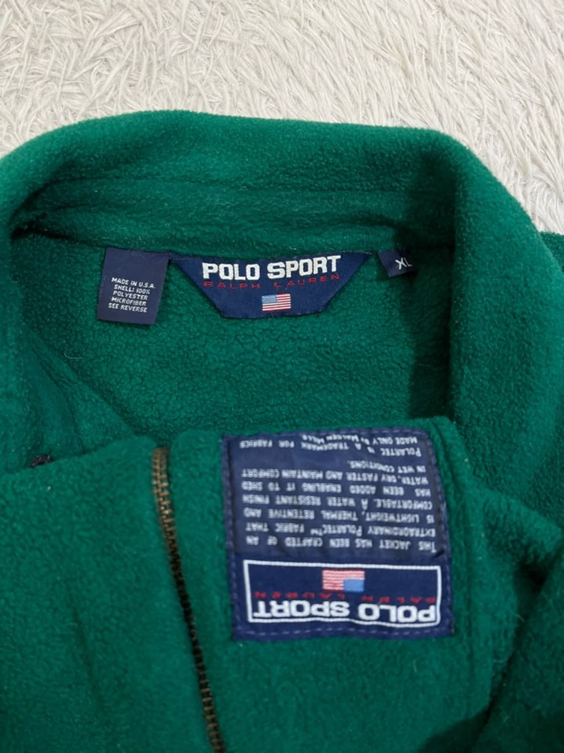 폴로스포츠 올드스쿨 후리스 블루종/#2765 상품이미지5