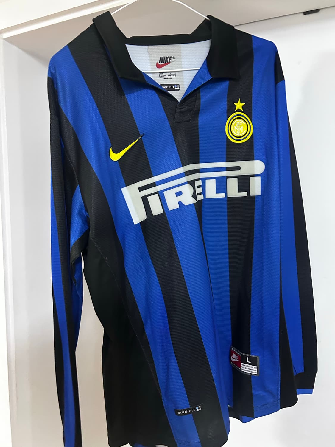 인테르 유니폼 롱슬리브 m 상품이미지1