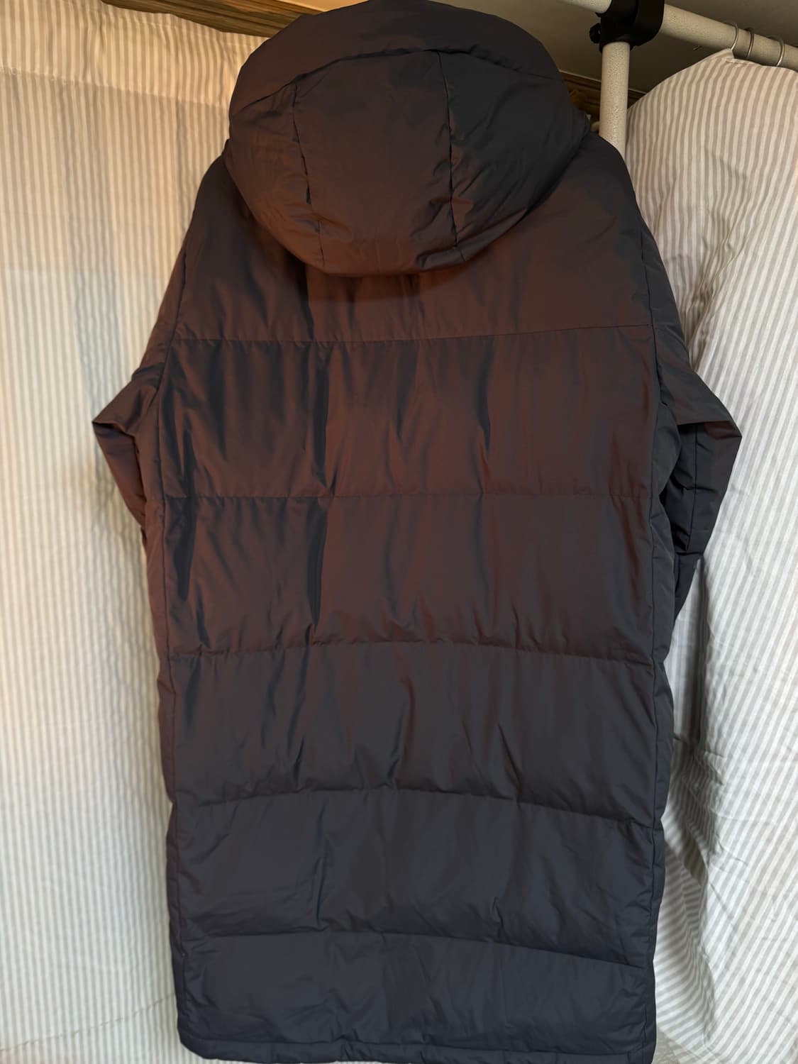 [L]코오롱스포츠 다크그레이 롱패딩 상품이미지3