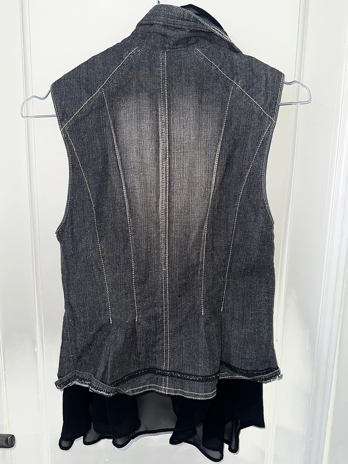 데님 레이어드 조끼 / 베스트 조끼 상품이미지2