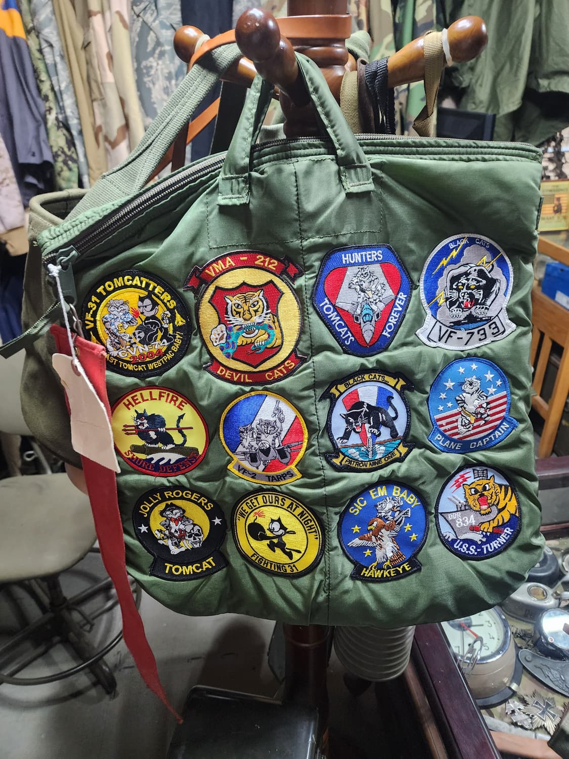 미 공군 조종사용 헬멧 가방 상품이미지4