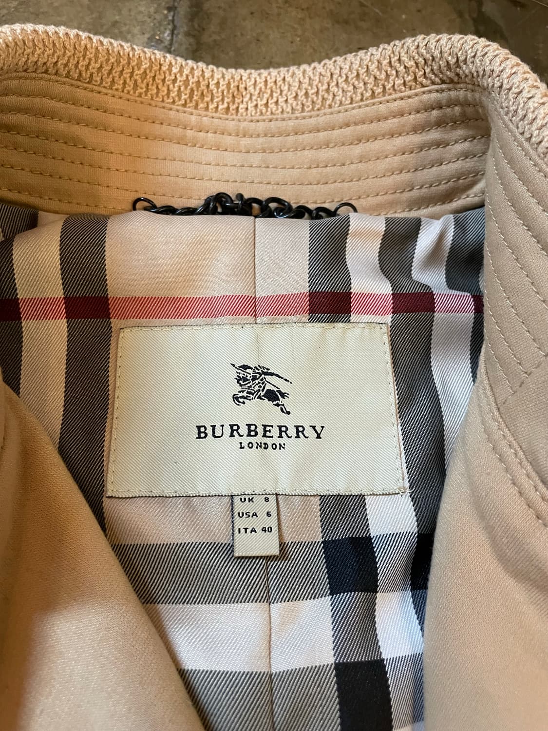 버버리 더블 하프 코트 상품이미지6