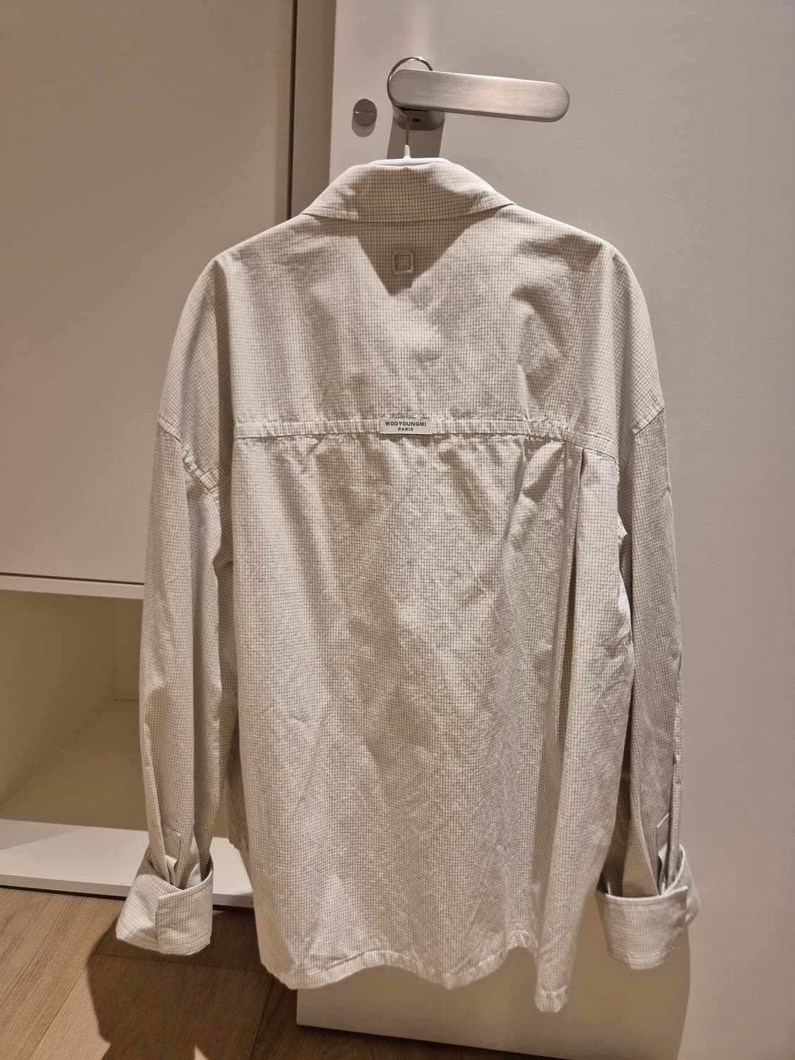 우영미 48사이즈 체크 셔츠 상품이미지2