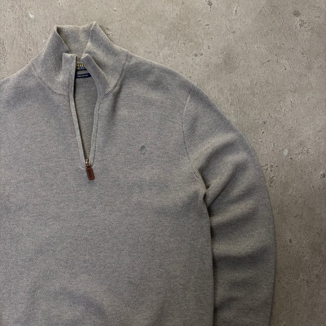 폴로 반집업 니트[2208] 상품이미지3