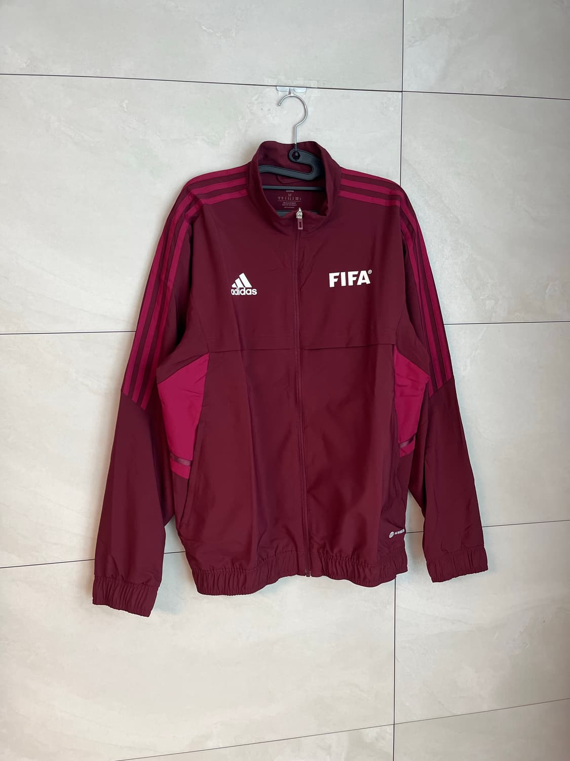 [해외/M] 아디다스 정품 피파 바람막이 버건디  상품이미지2