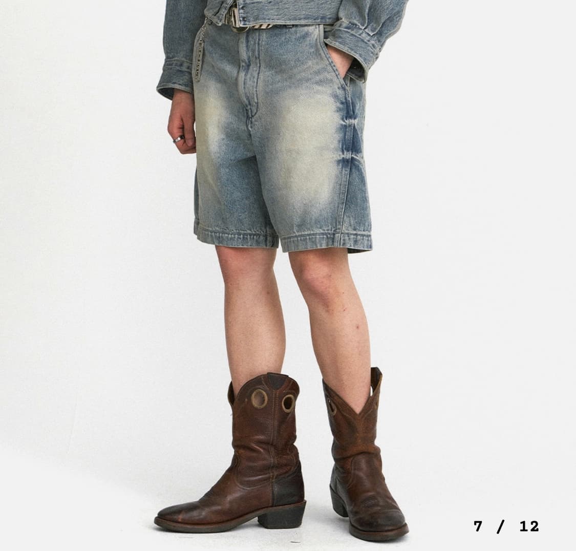 (급처) Eastlogue Cinch back curved shorts 상품이미지3