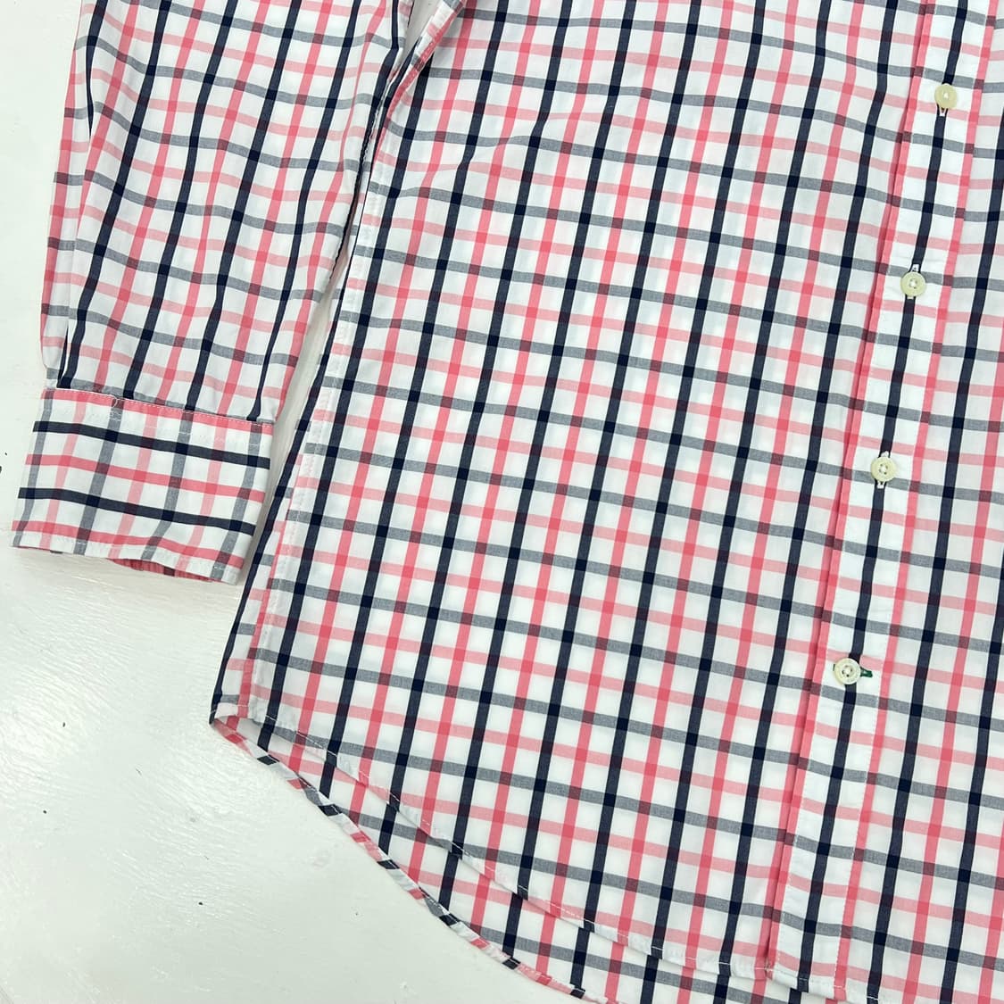 타미힐피거 슬림핏 체크 셔츠 L 상품이미지4