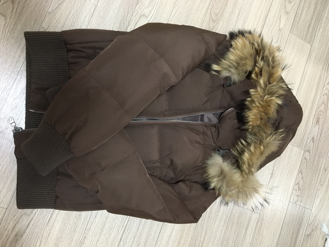 갸루 빈티지 울프죠 패딩 상품이미지2