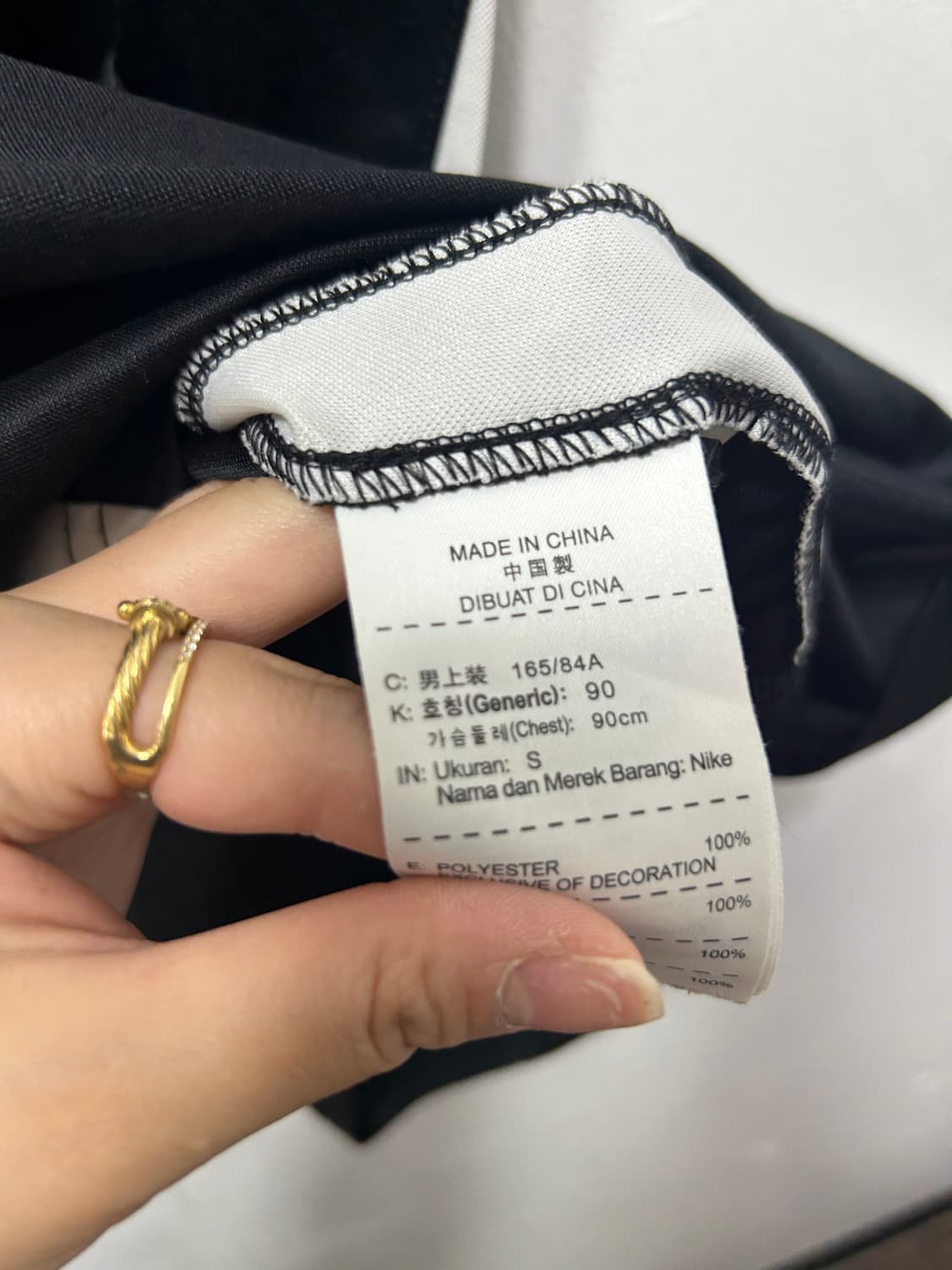 나이키 스포츠 드라이핏 블랙 티셔츠 반팔 S  상품이미지3