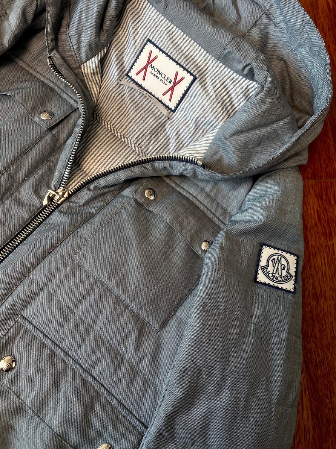 몽클레어 감마블루 울후드 패딩자켓 (95사이즈) 상품이미지7