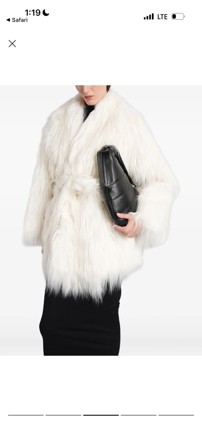 ENTIRE STUDIOS의 벨트 페이크 퍼 코트 xs 상품이미지3