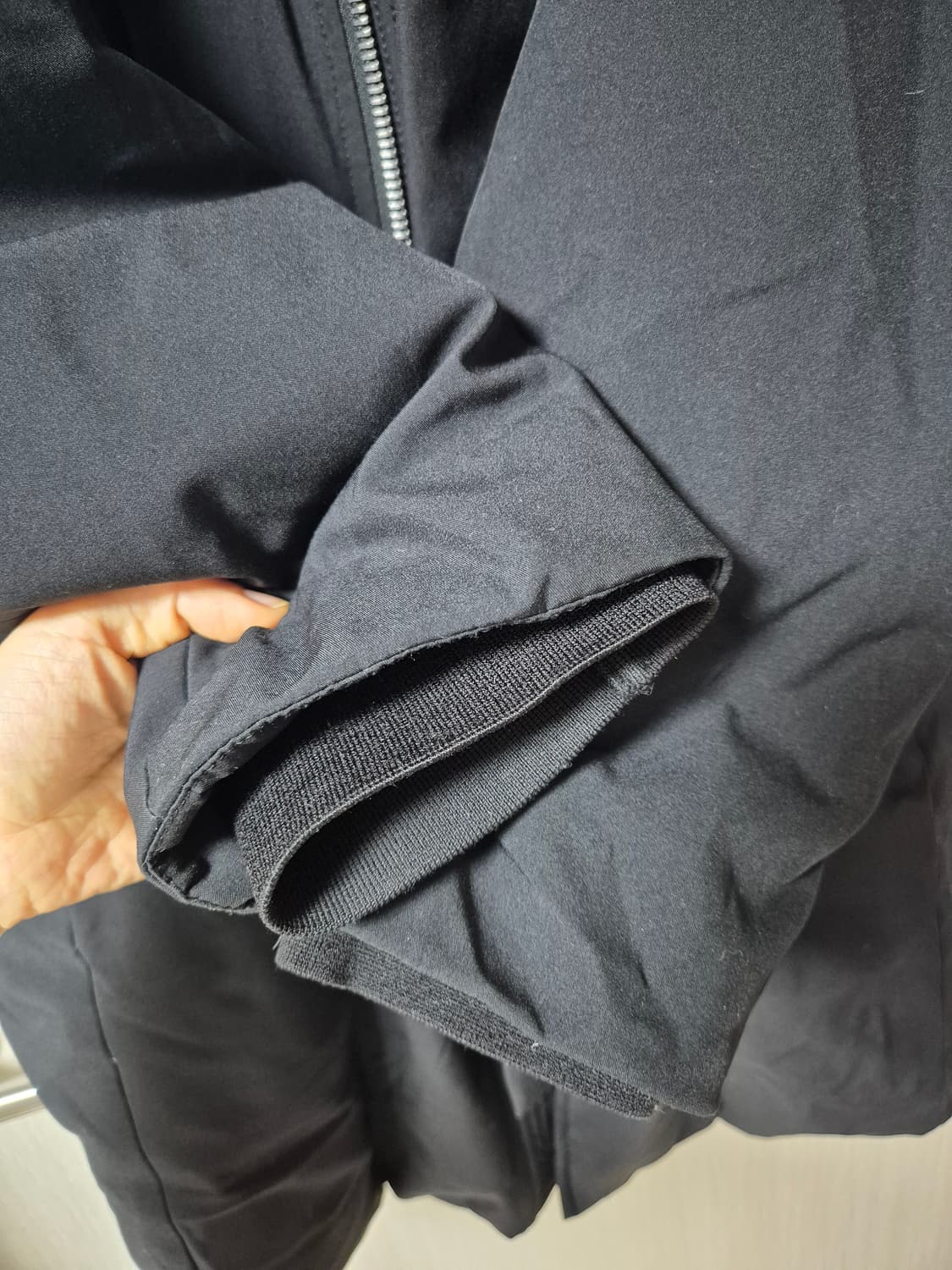 (정품) 솔리드옴므 구스다운 롱패딩 후드점퍼 50 이중집업 상품이미지10