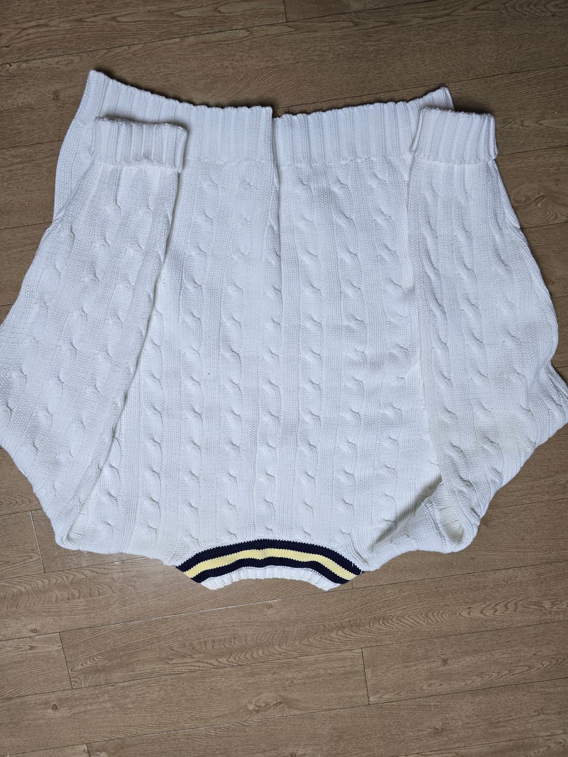 폴로 코튼 케이블 크리켓니트 XXL 상품이미지2