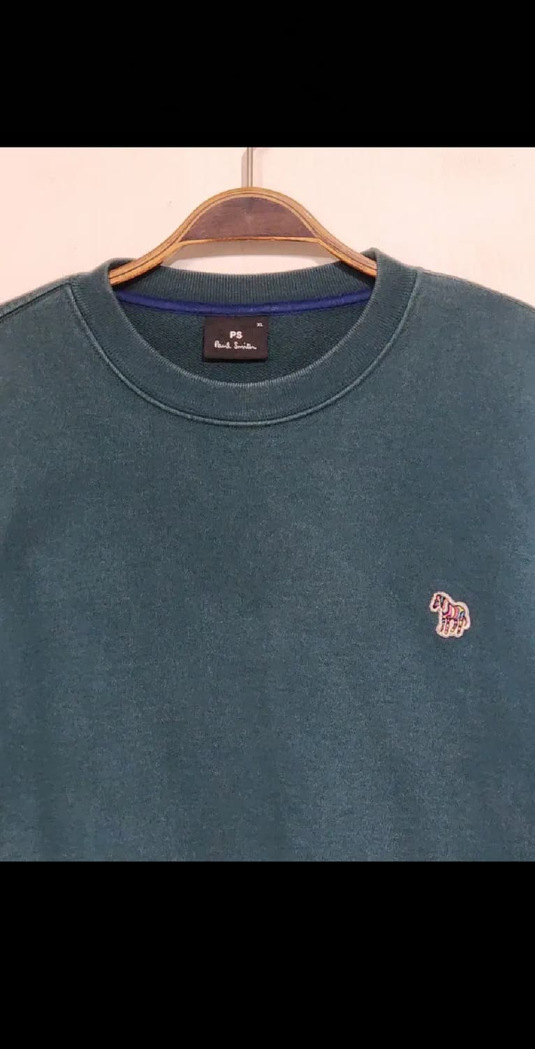 (XL) 폴스미스 스웨트 단색 얼룩말 로고 맨투맨 티셔츠  상품이미지2