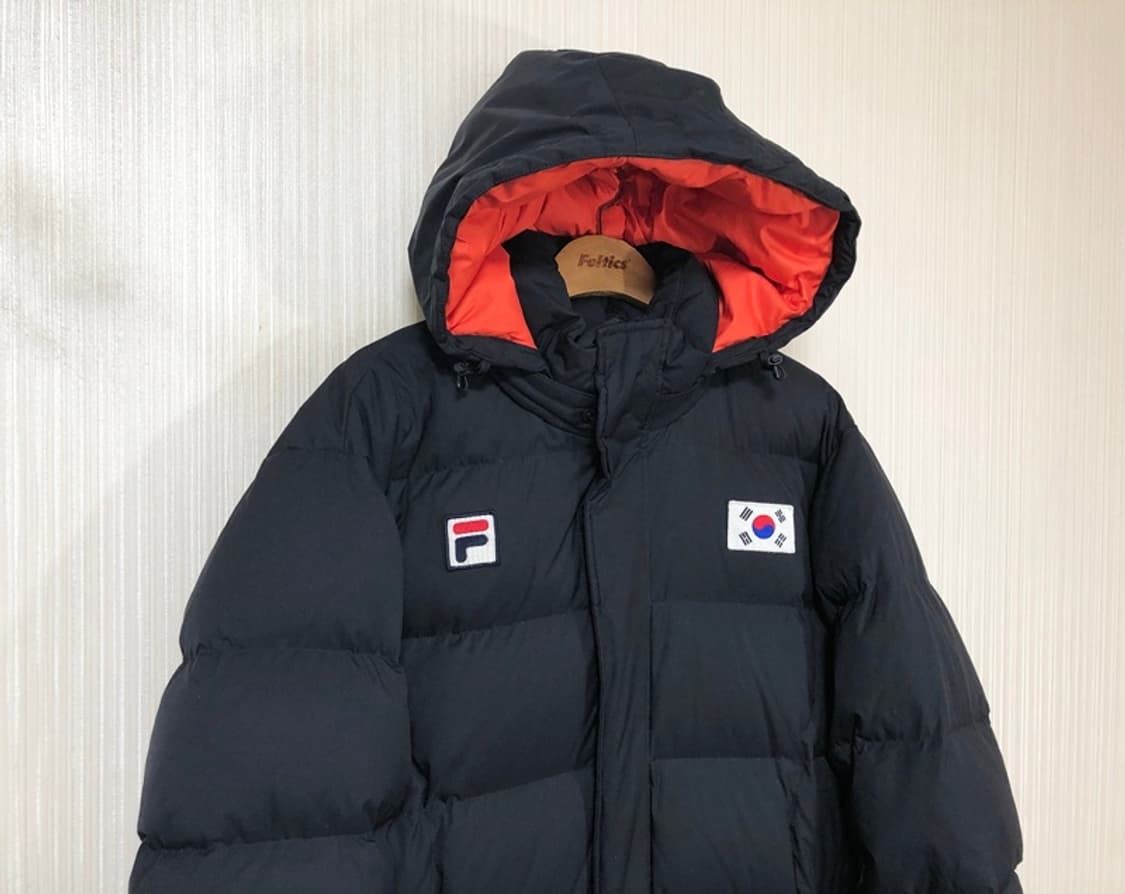 필라국대 국대KOREA 국대선수실착 구스다운 롱패딩자켓 100 상품이미지6