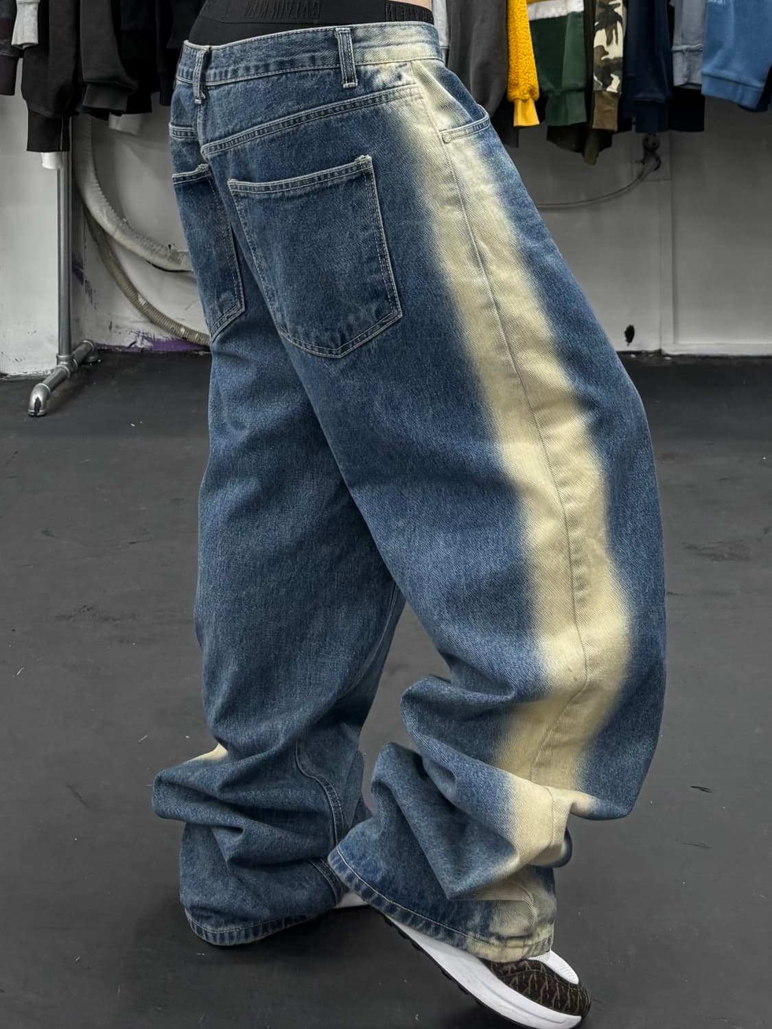 OY 워시드 와이드 데님팬츠 상품이미지2