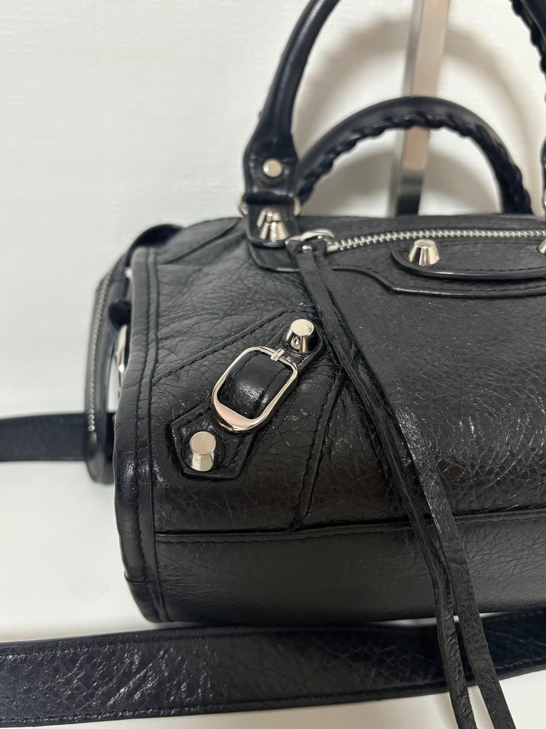 발렌시아가 모터백 미니 블랙 상품이미지2