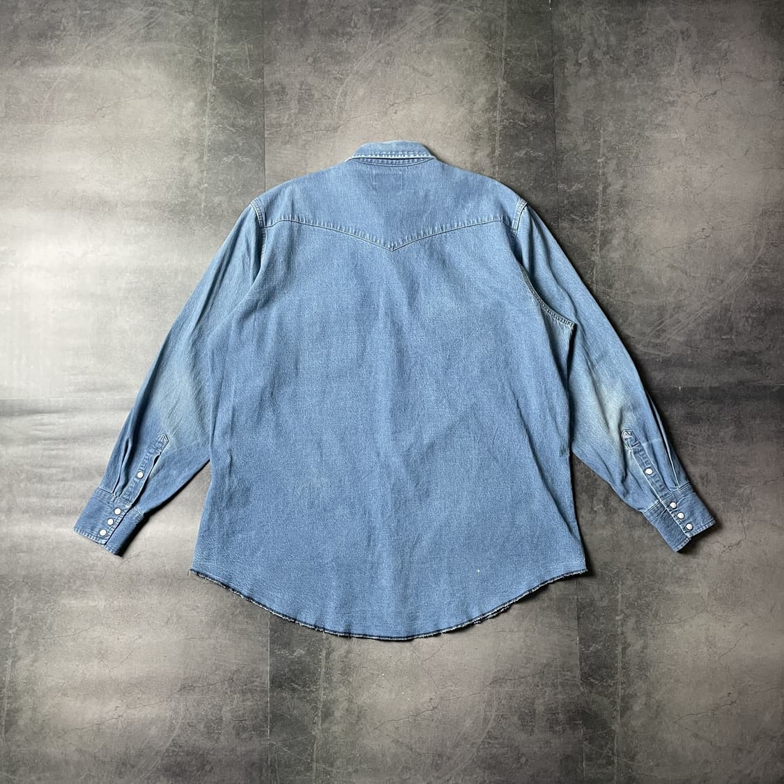 WRANGLER 랭글러 빈티지 데님 코튼 웨스턴 셔츠 A00469 상품이미지7