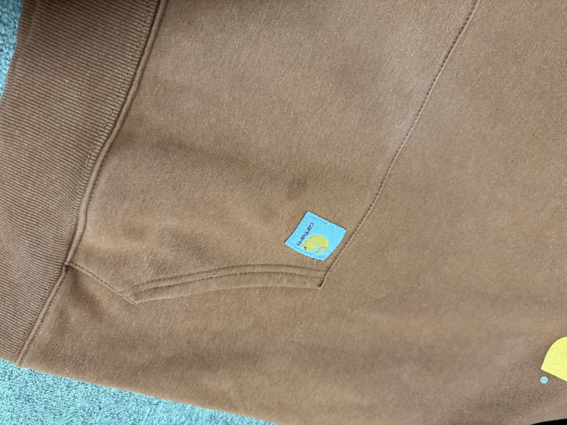 10‘s 칼하트 K288 브라운 코튼 후드티 상품이미지4