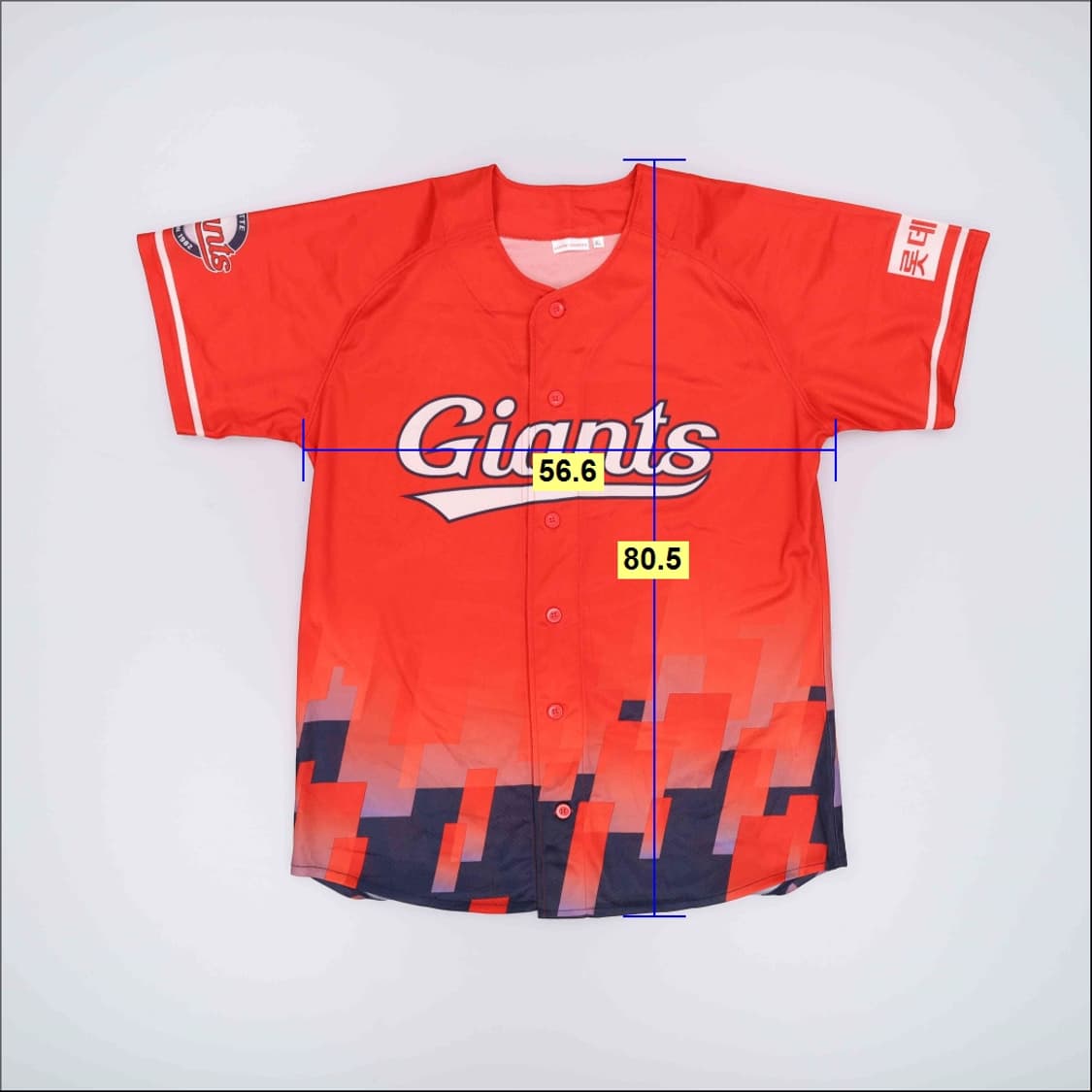 XL 롯데 자이언츠 반팔 유니폼 0421H1 상품이미지5