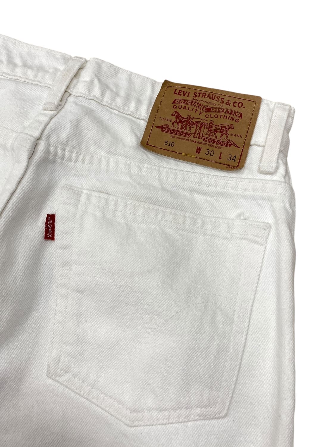 90‘s 리바이스 510 화이트  상품이미지4
