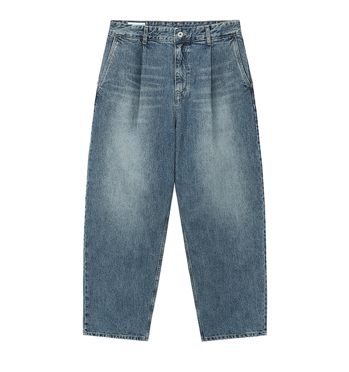 아트이프액츠 원턱 커브 데님팬츠  상품이미지1