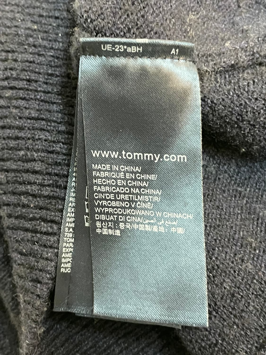 타미힐피거 니트 집업 상품이미지6