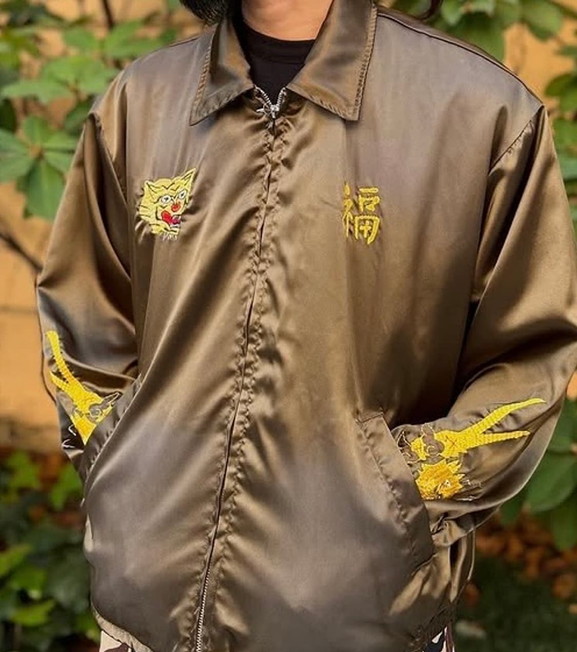 Hinson 자수 코치자켓 M사이즈 상품이미지2