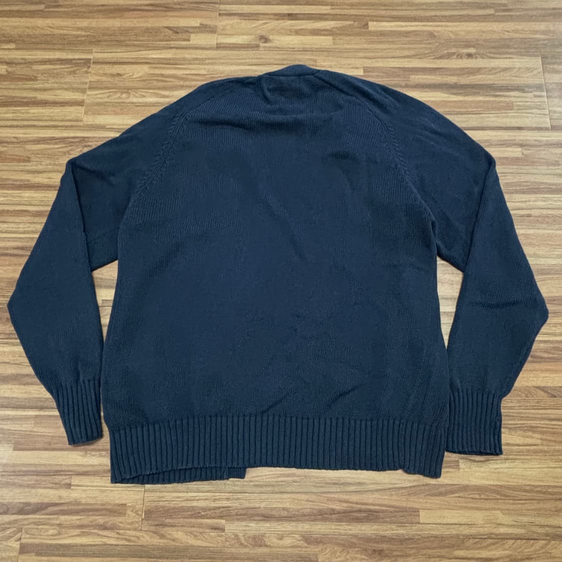 90s 일경물산 폴로 랄프로렌 코튼 네이비 가디건 자켓 상품이미지3