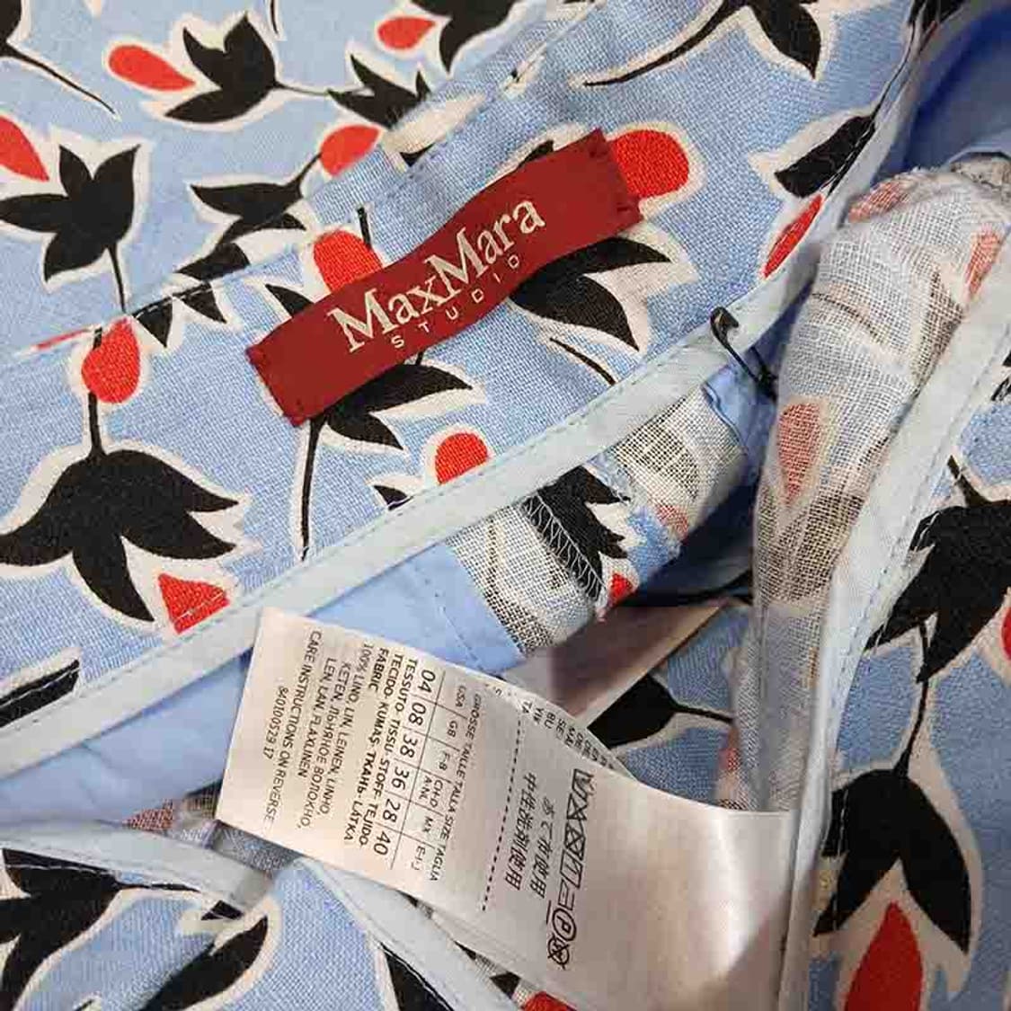 막스마라 스튜디오 플로럴 프린트 와이드팬츠 55 상품이미지3