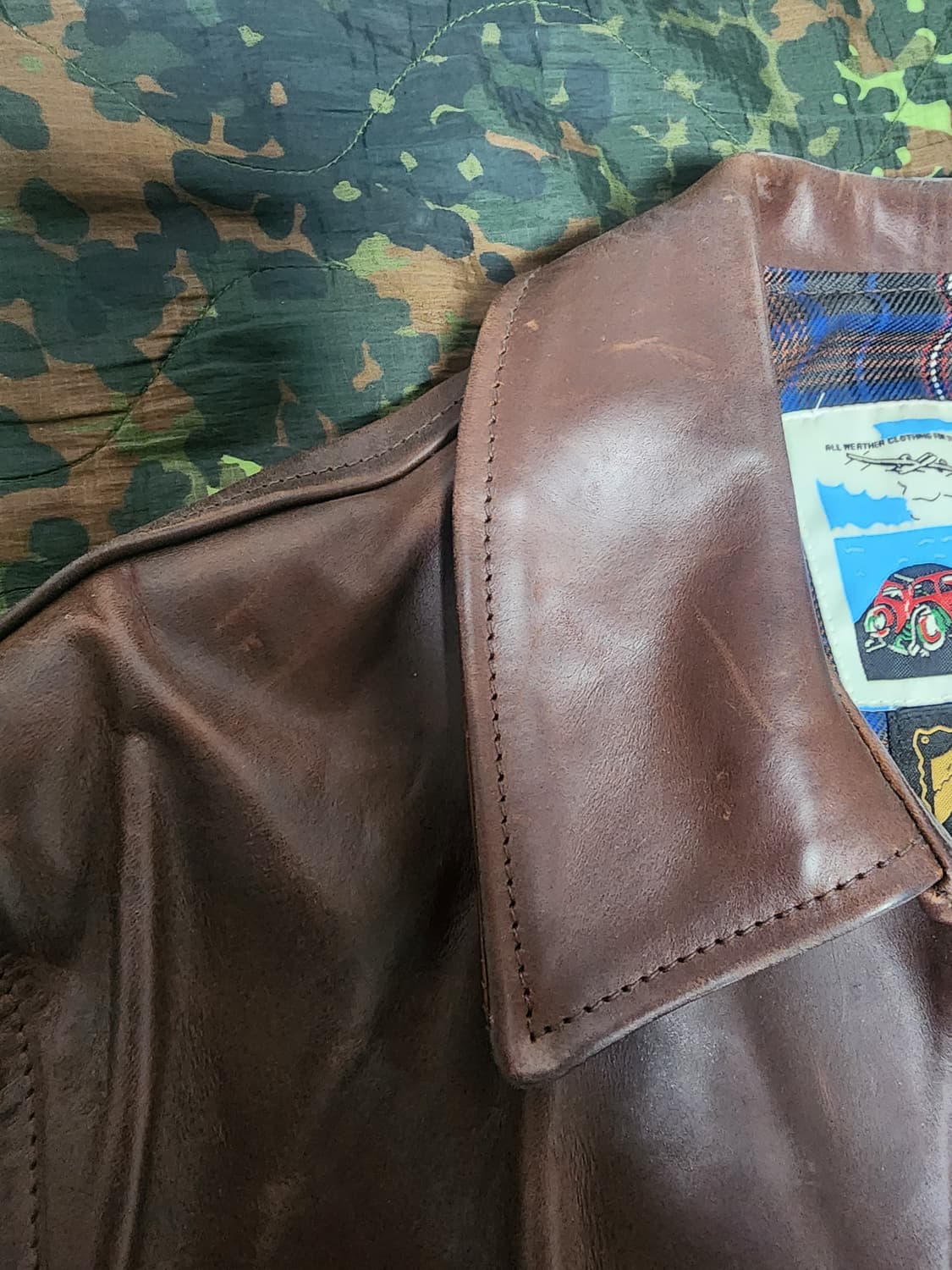 에어로레더 하이웨이맨 말가죽 자켓 상품이미지7