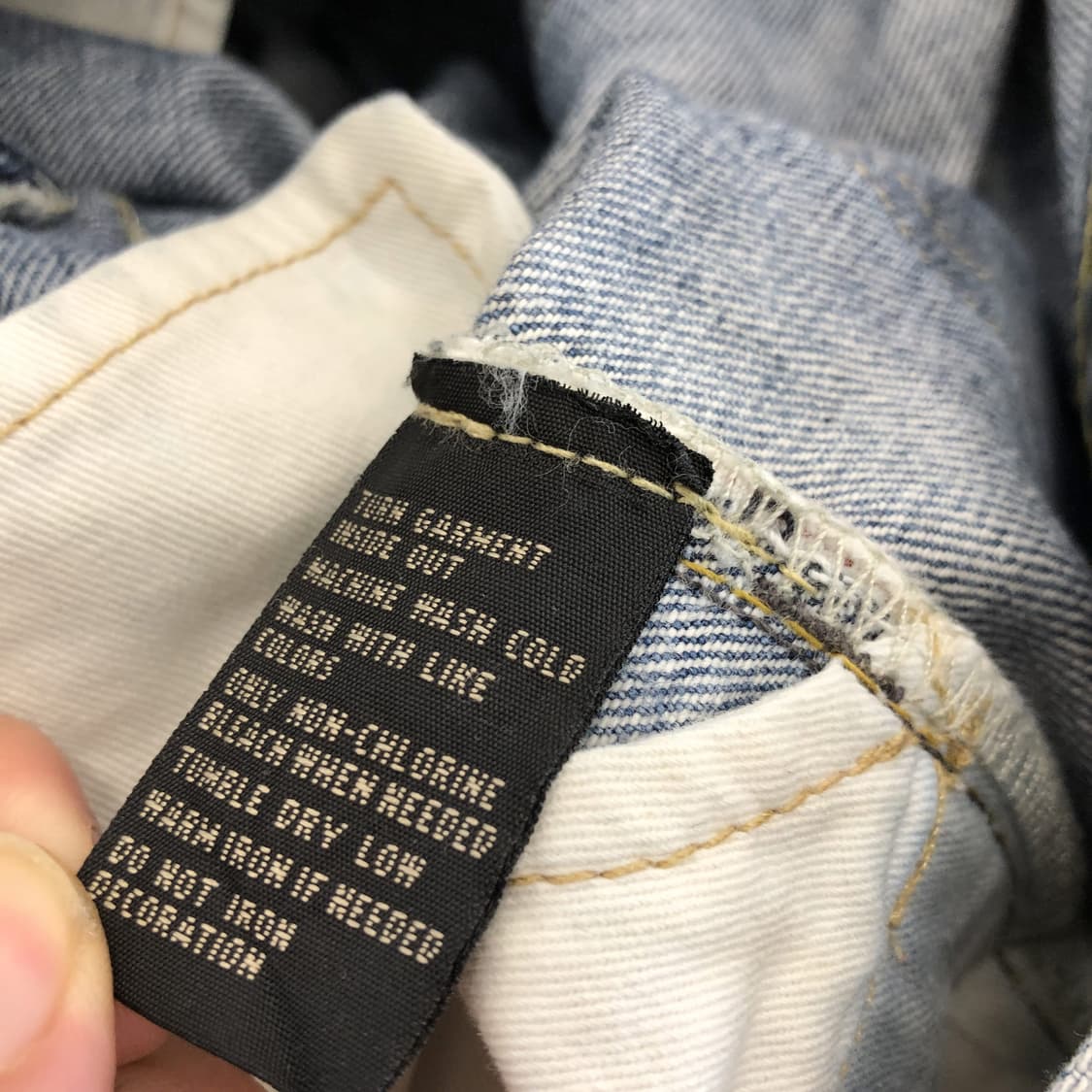 더블알엘 USA 셀비지 데님진 29 인치  상품이미지7