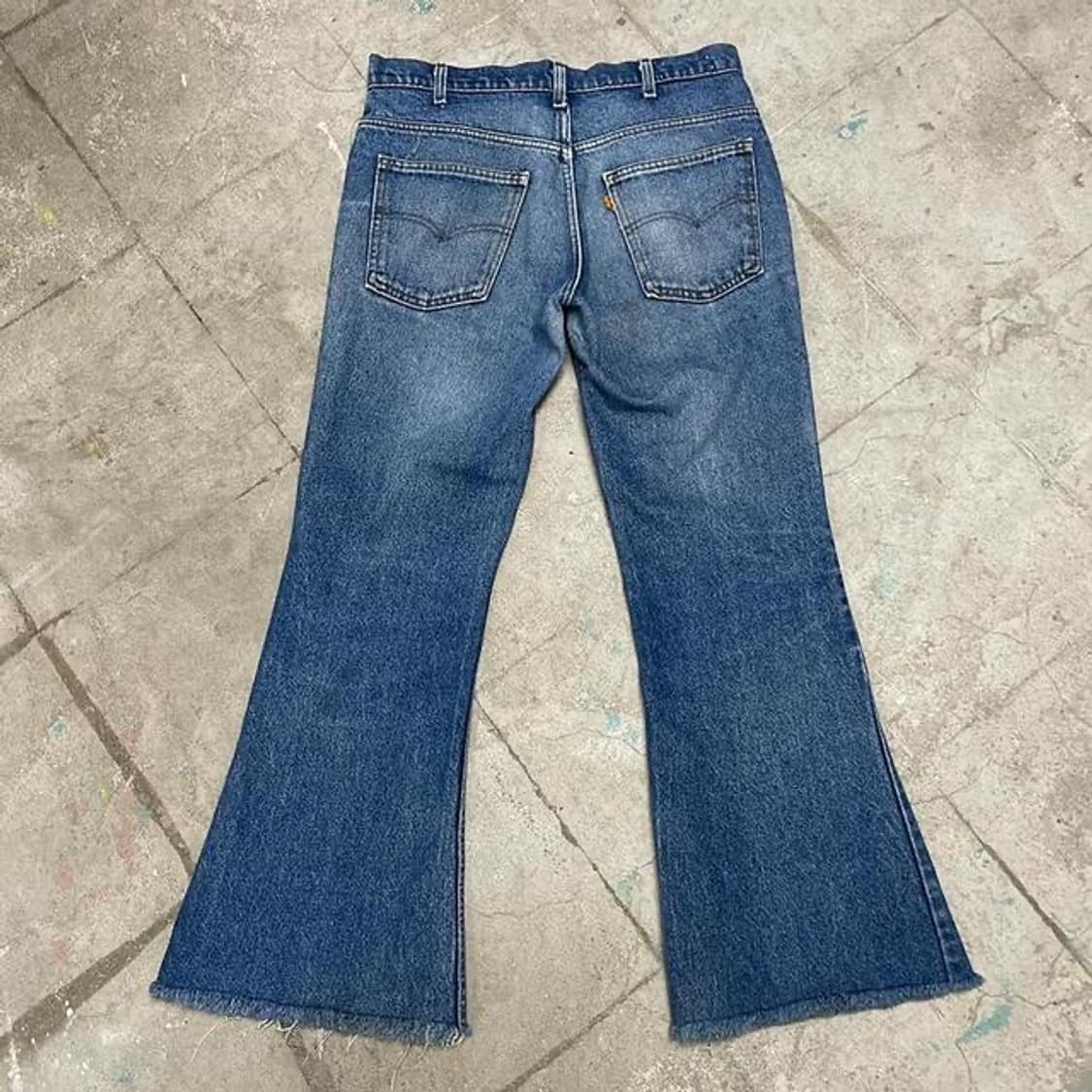 70's 리바이스 684 벨바텀 플레어 진 (32) 상품이미지4