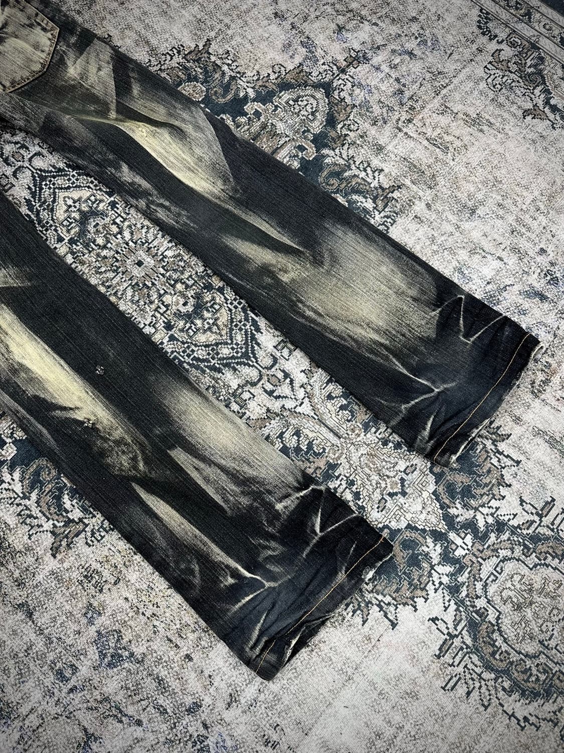 Crack washing bootscut jeans 상품이미지6