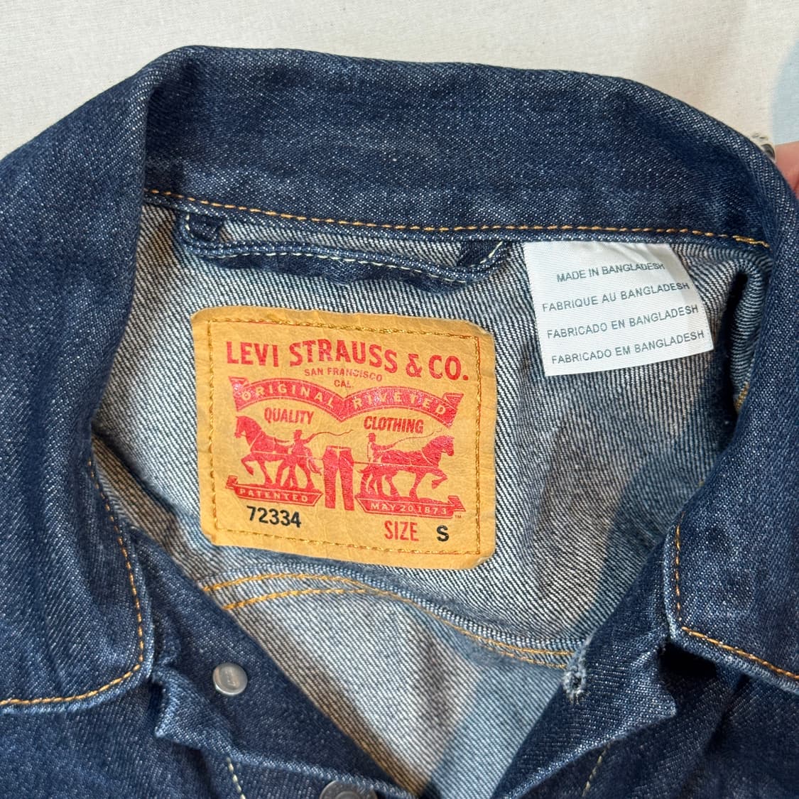 S) 리바이스 3세대 청 데님 자켓 상품이미지7