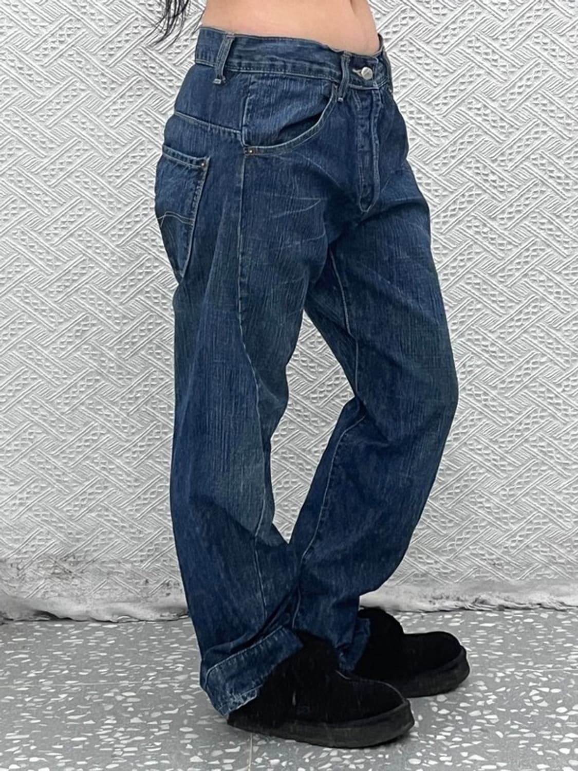 디젤 올드스쿨 빈티지 레트로 워싱 데님팬츠 32인치 C08185 상품이미지2