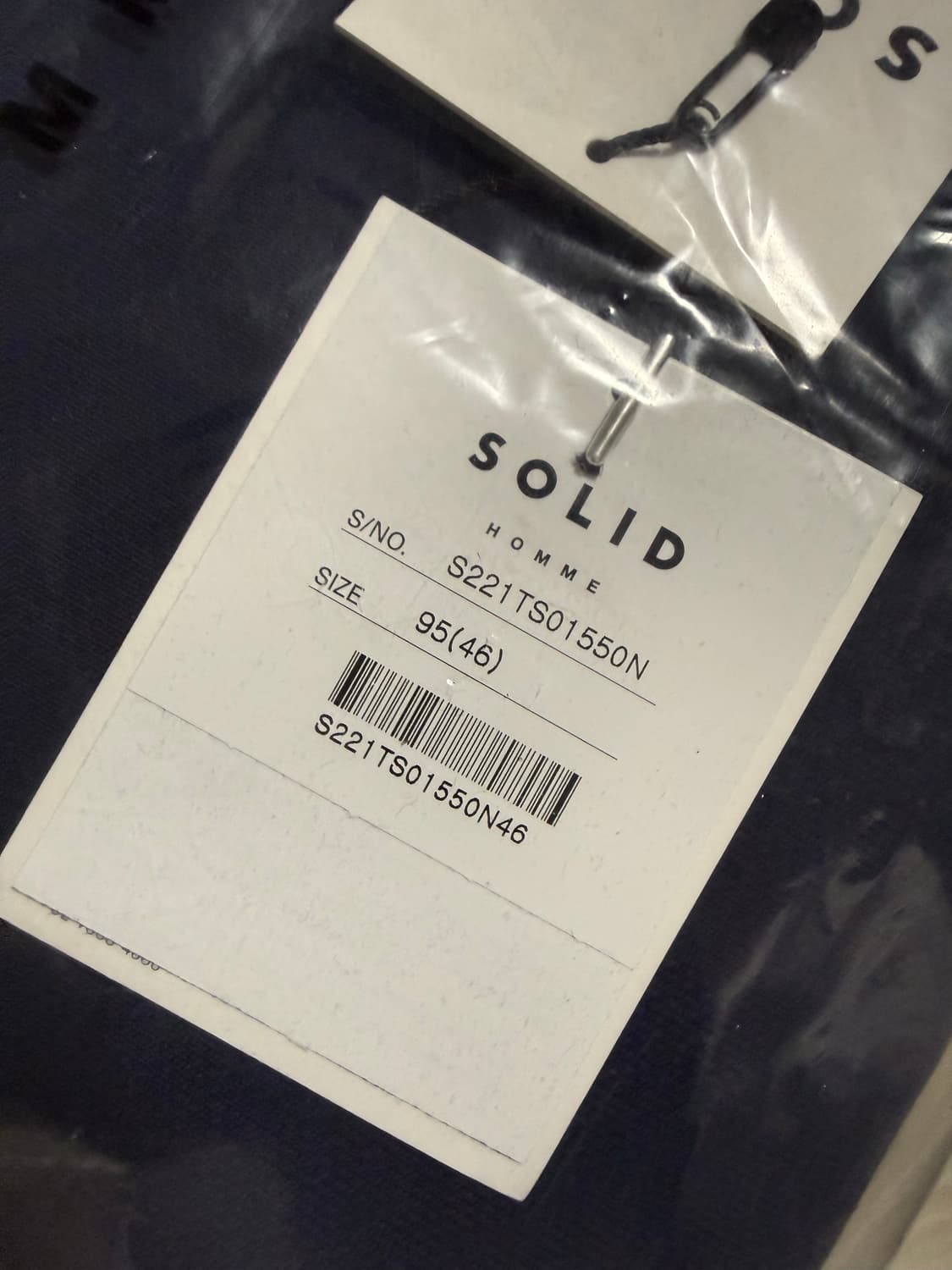 솔리드옴므 백로고 후드 상품이미지3