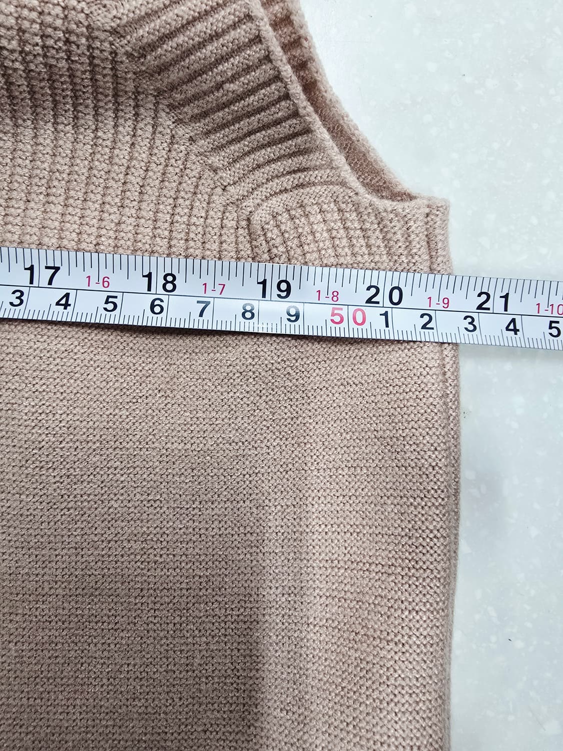 크레송  후드 니트 롱 조끼 베스트66 상품이미지9