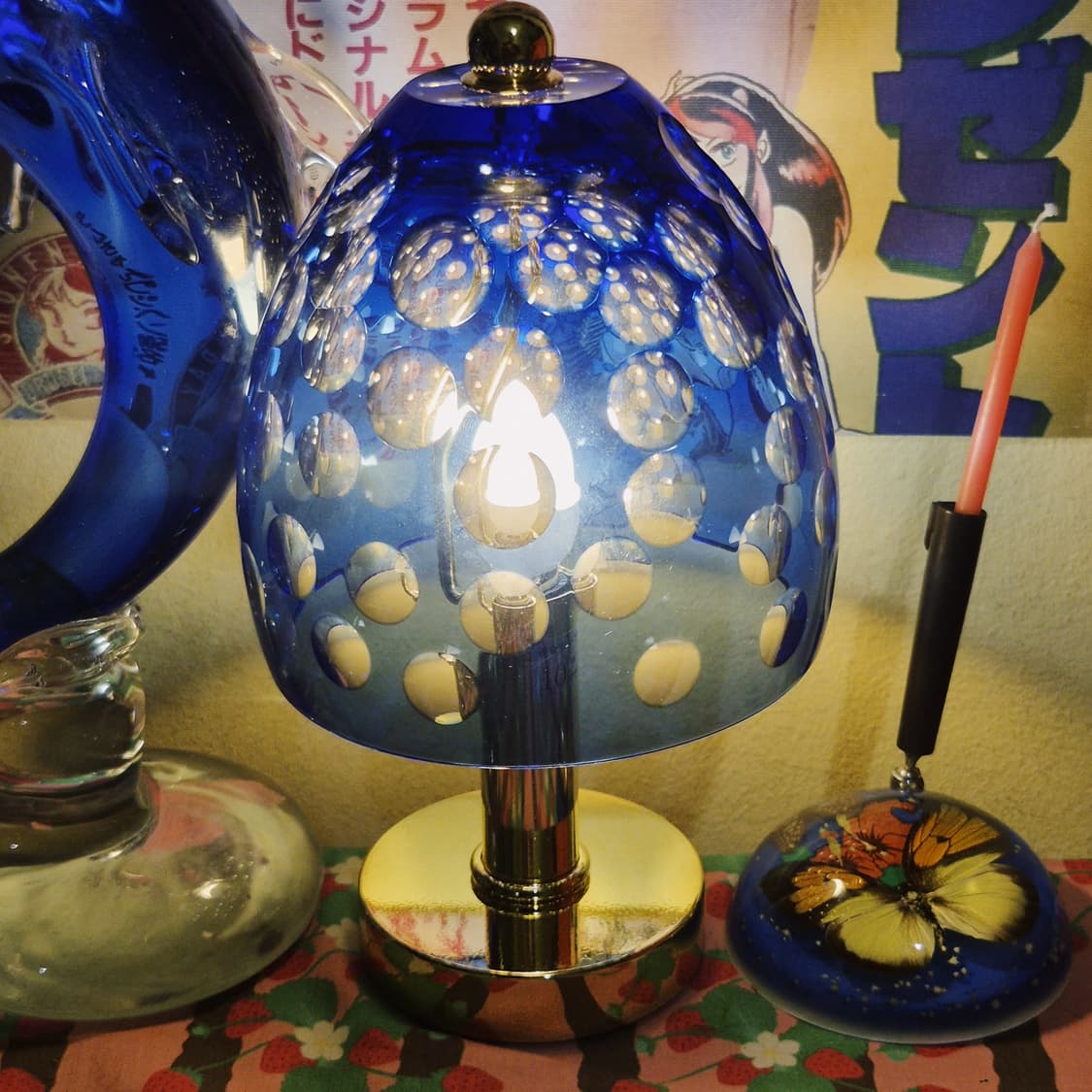 00s 호야 크리스탈 물방울 테이블 램프 상품이미지9