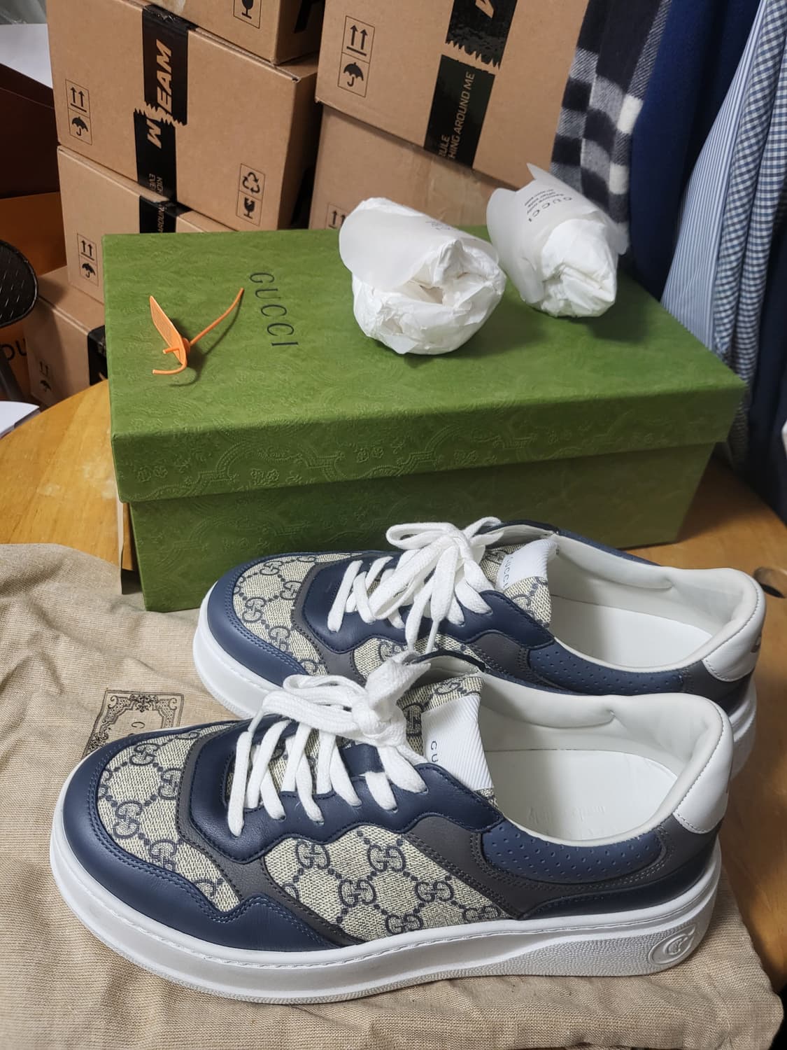 24SS 구찌 GG 청키 스니커즈 7.5(260-265) 상품이미지1