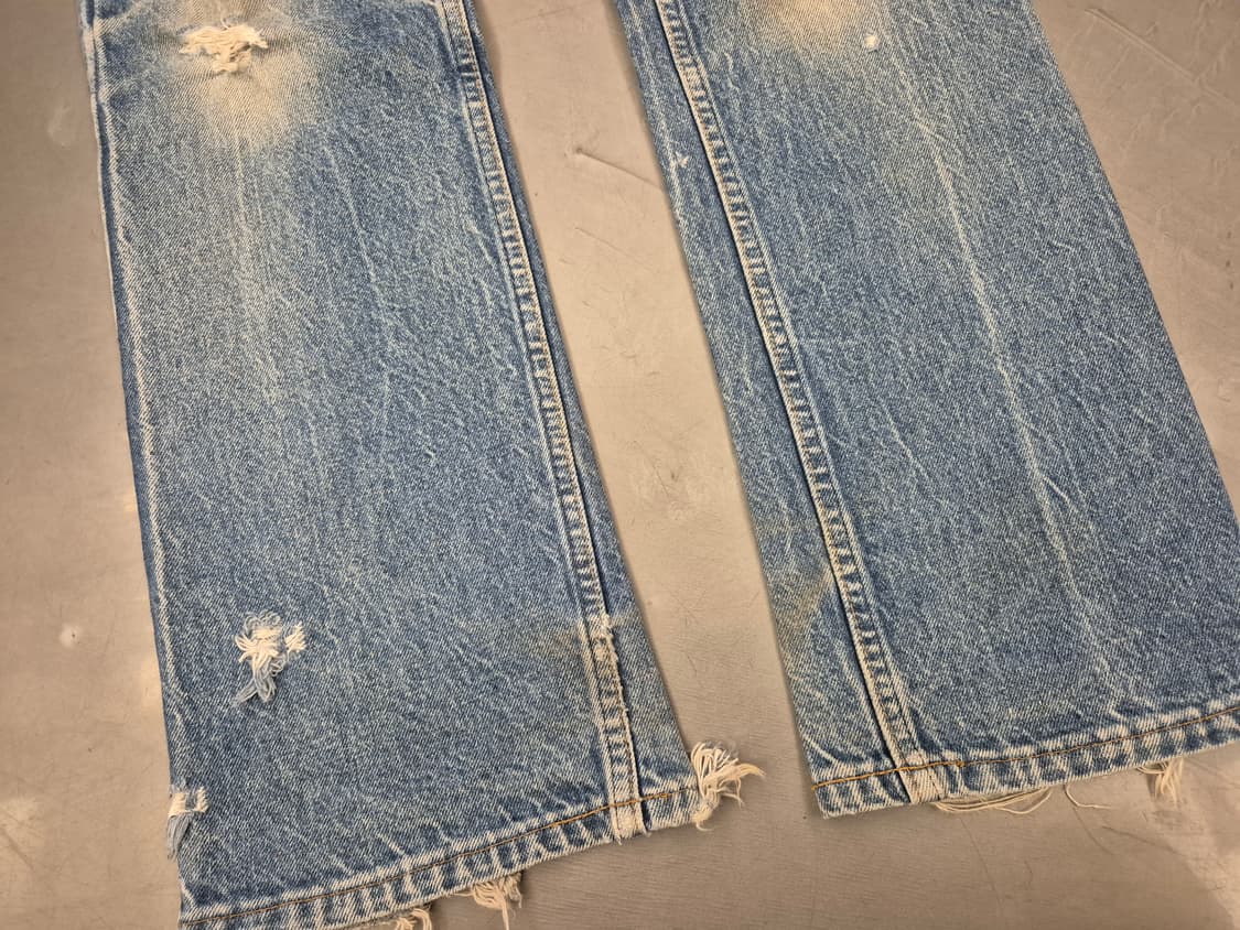 80s 리바이스 517 오렌지탭 데님 팬츠 상품이미지4