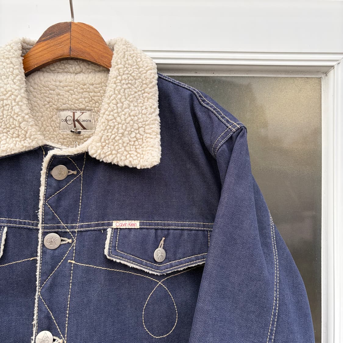 켈빈클라인 빈티지 쉐르파 데님자켓 XL 상품이미지3