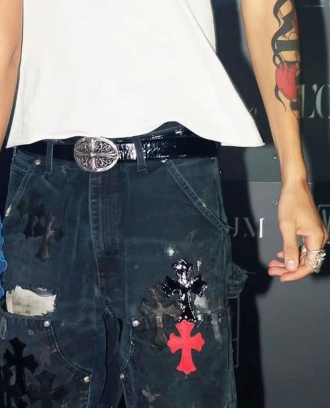 00S 빈티지 칼하트 B01  더블니 카펜터 블랙 36 상품이미지8